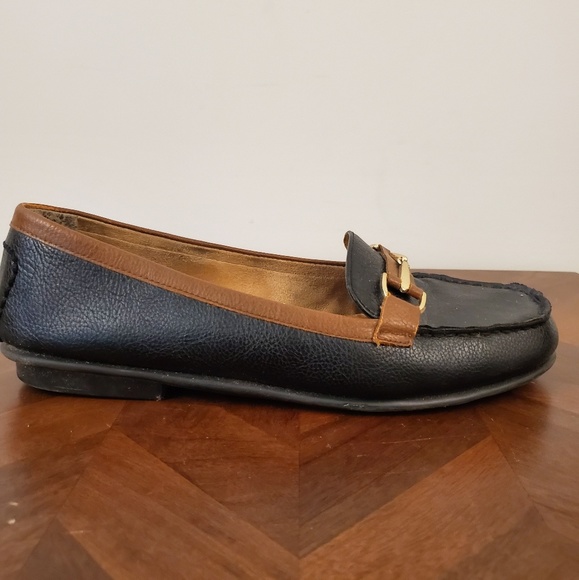 aerosoles black loafers